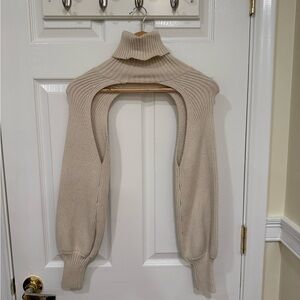 Elegant Cream Turtleneck Sweater